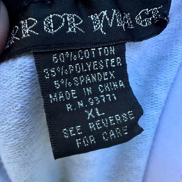 Women's Mirror Image Retro Zip Up Cotton Jacket XL - Picture 9 of 9